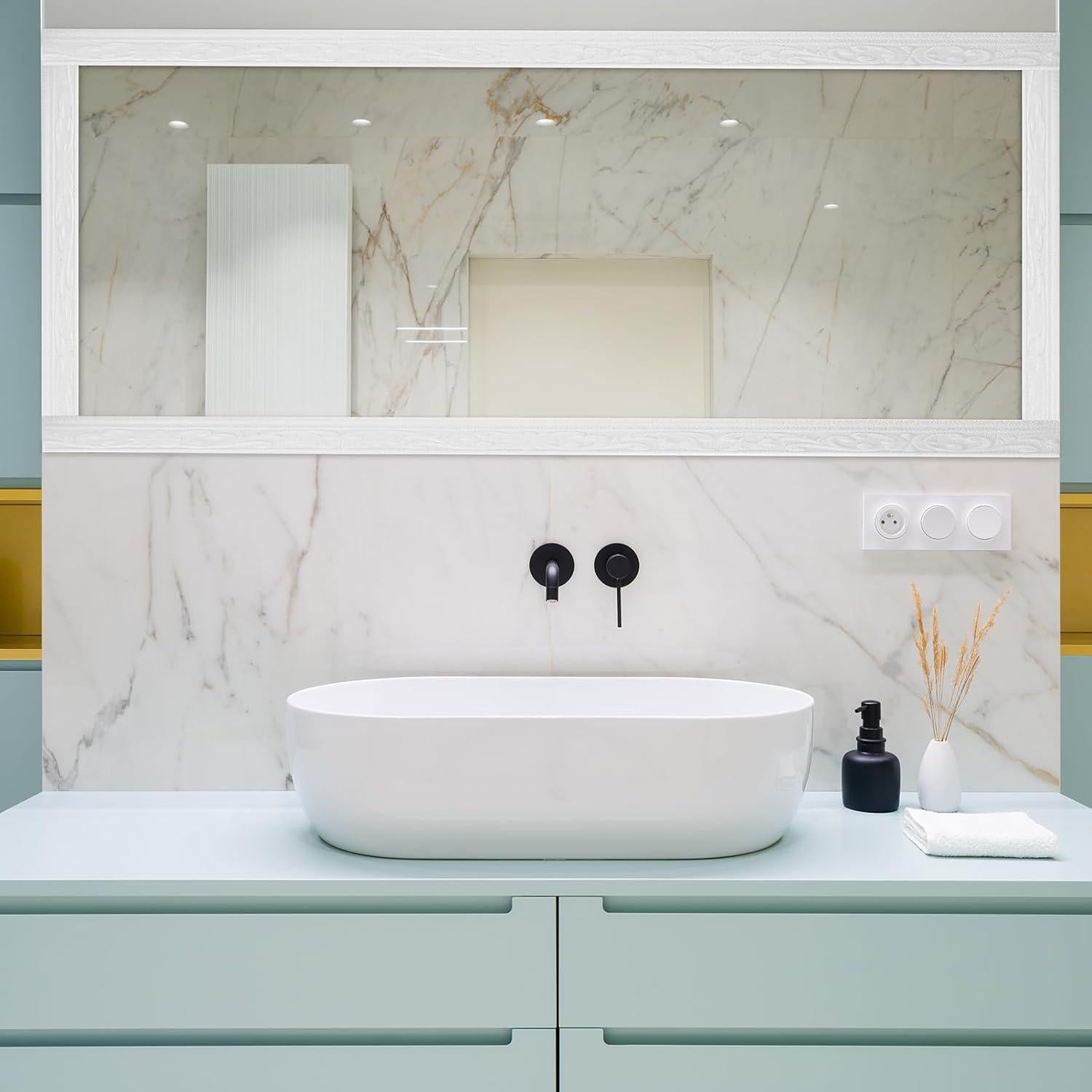 Moldura de Espuma Autoadhesiva uxcell 2.3m Cobre 3D Decorativa