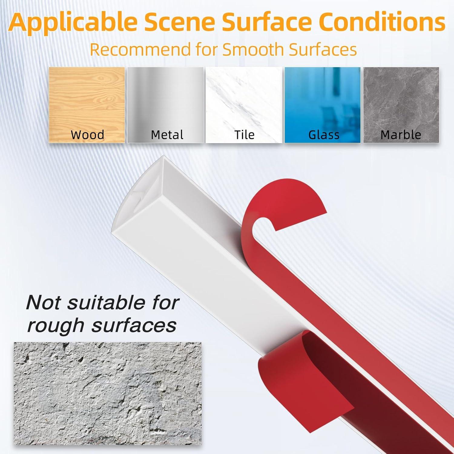 Moldura Cuarterona Flexible Silicona Autoadhesiva 498.76 cm Blanca