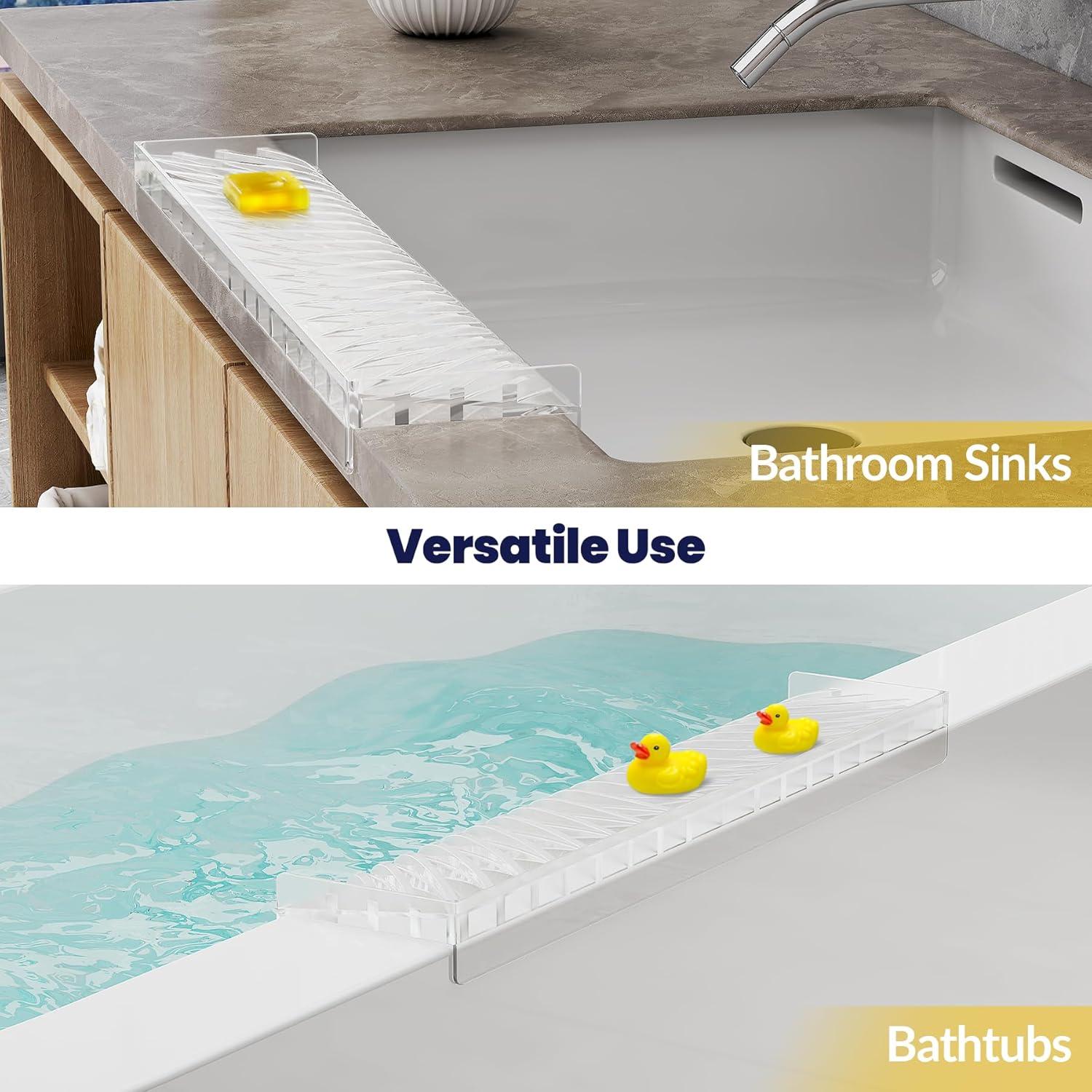 Protector de Borde de Fregadero Silicona NiHome 8-10 cm Transparente