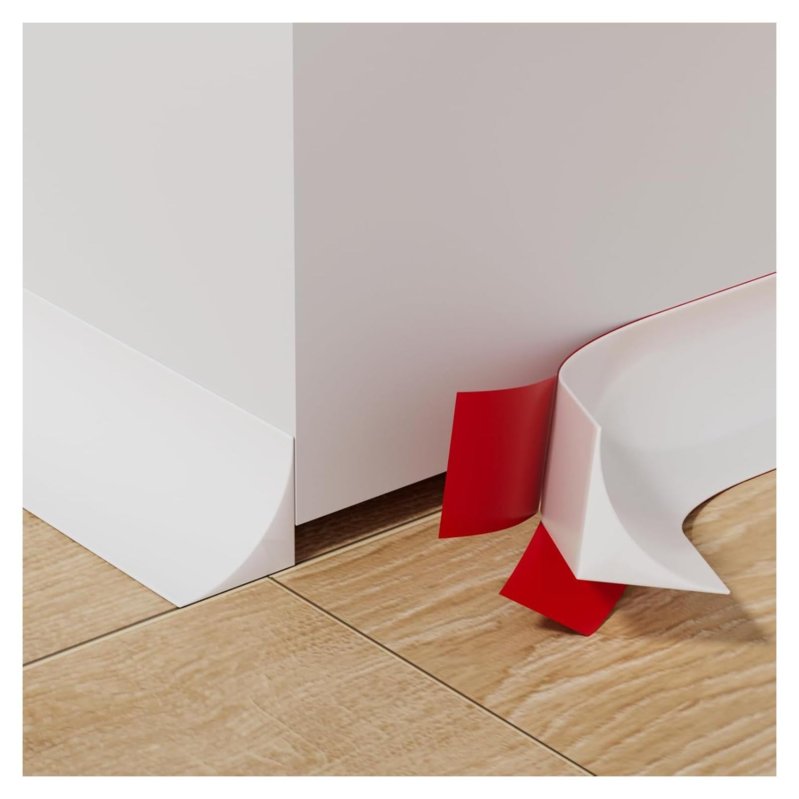 Moldura Cuarterona Flexible Cuysfead 5.97m Blanco Autoadhesiva