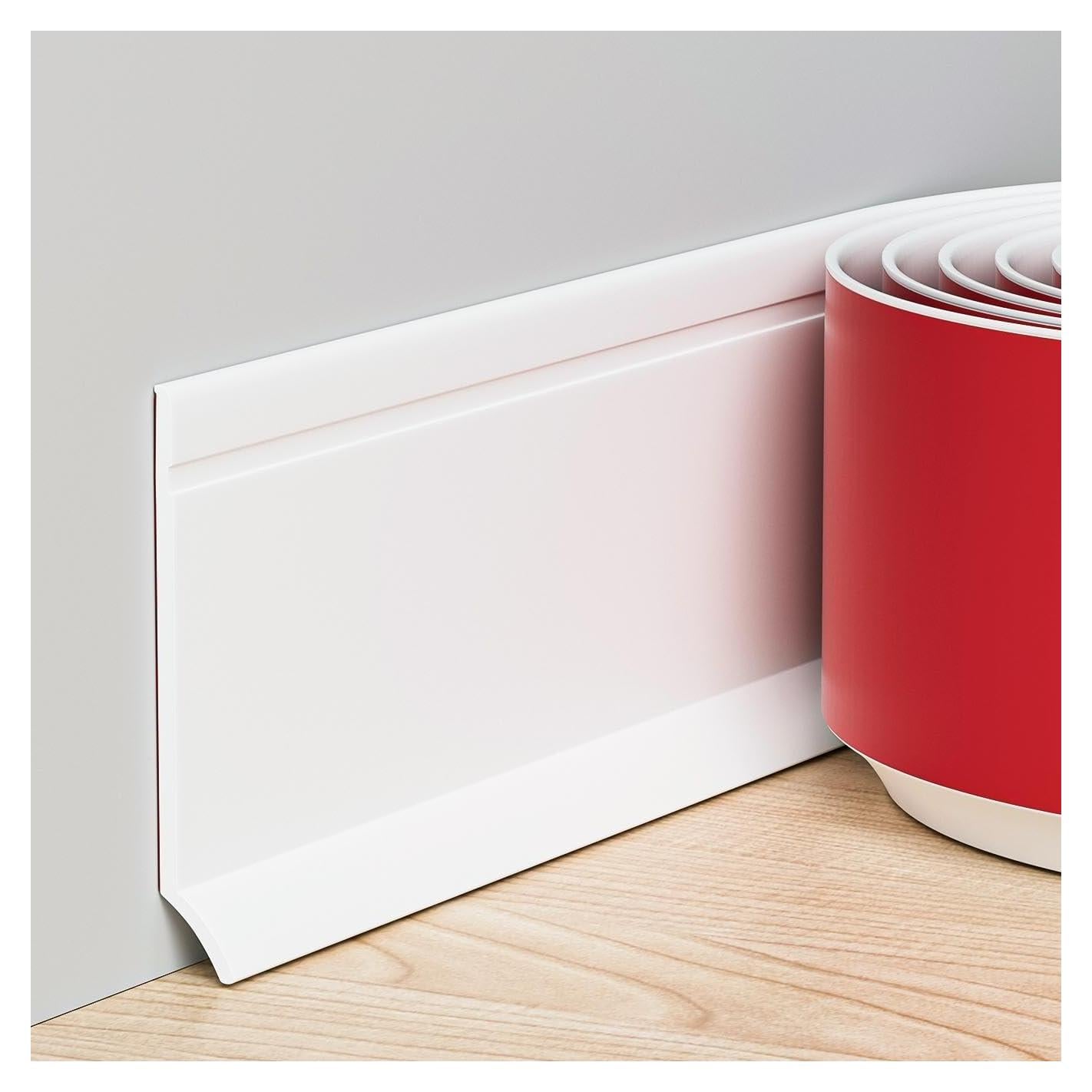 Moldura de Zócalo Flexible Duzzy 15.24 cm x 6.1 m Vinilo