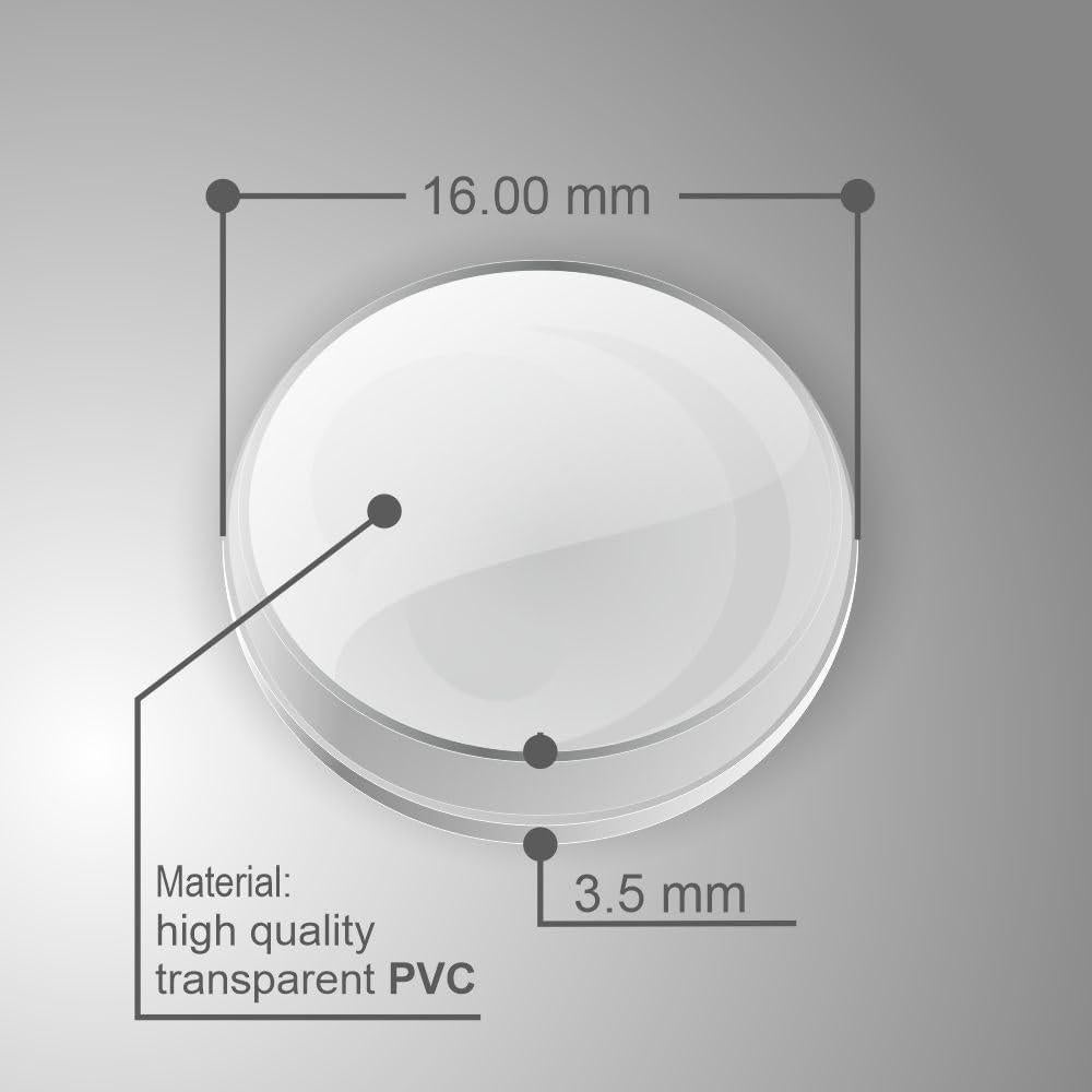 Topes de Mesa de Vidrio PACIFIC - Almohadillas Antideslizantes 50 Piezas