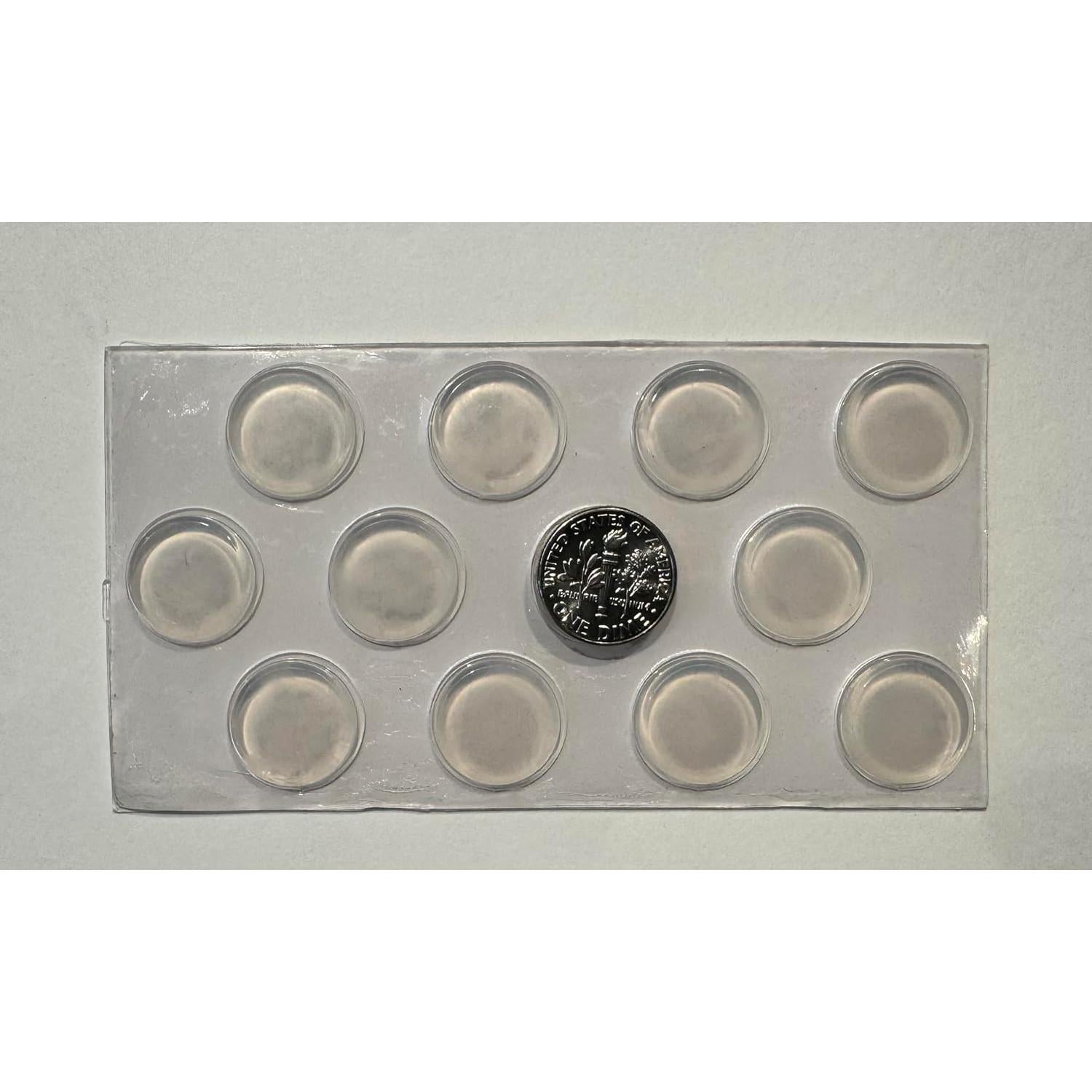 Topes de Mesa de Vidrio PACIFIC - Almohadillas Antideslizantes 50 Piezas