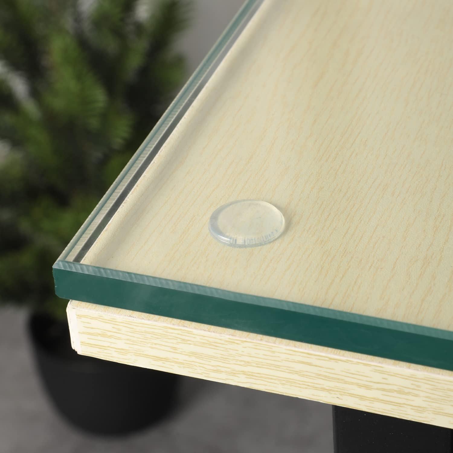 Topes de mesa de vidrio autoadhesivos HuaPin 20mm 24 PCS