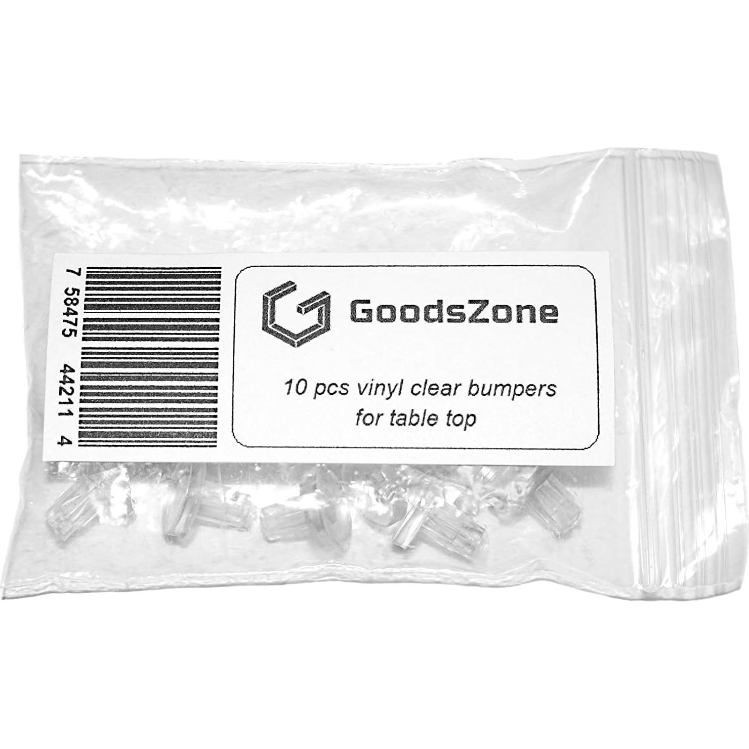 Almohadillas Transparentes de Vinilo GoodsZone 10 Piezas para Mesas de Cristal