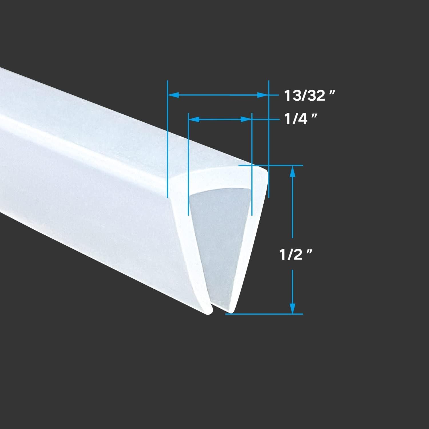 Bisel de Goma Silicona Protalwell 6.35mm x 6.1m Blanco