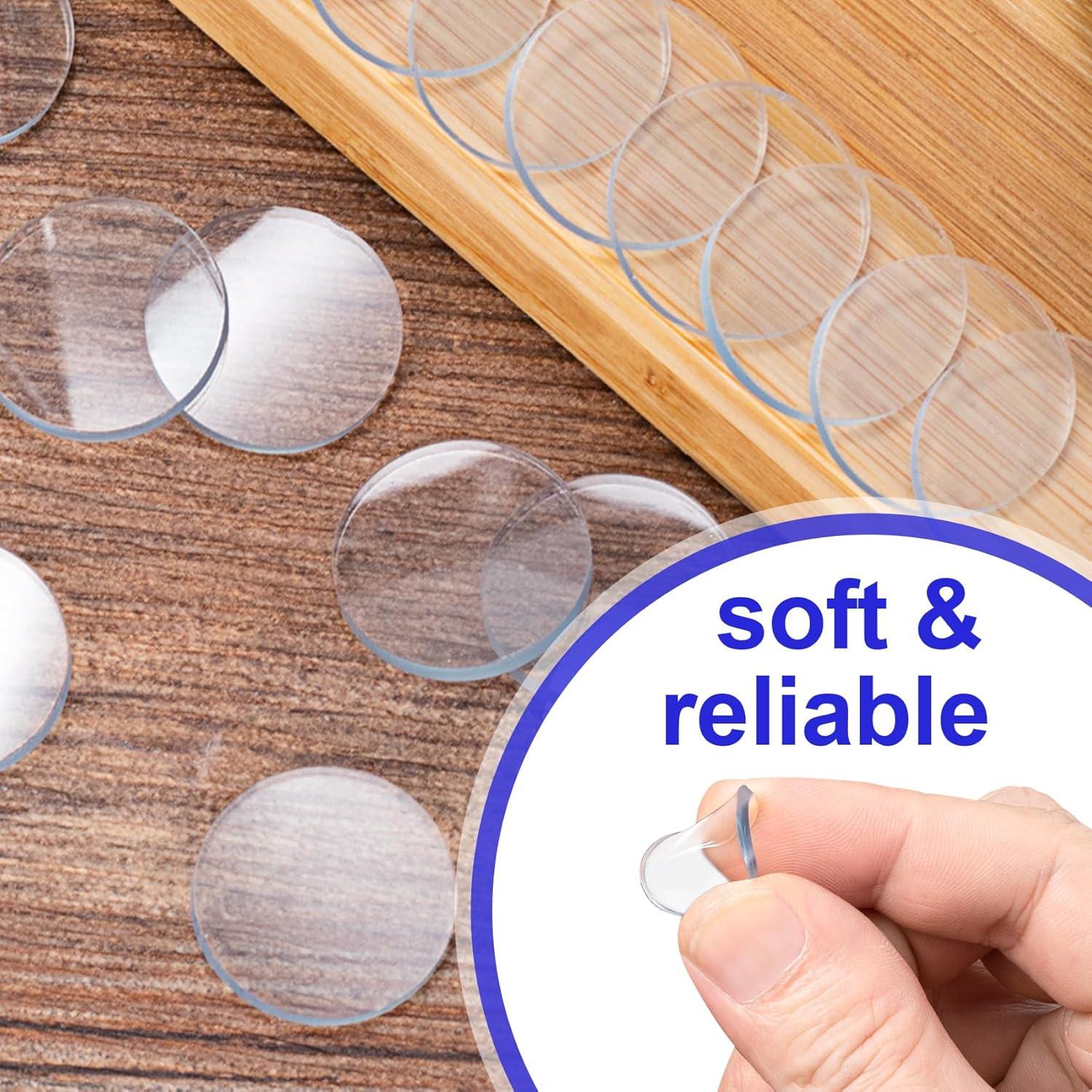 Topes de Vidrio Antideslizantes OIIKI 30 Pcs 20mm x 2mm