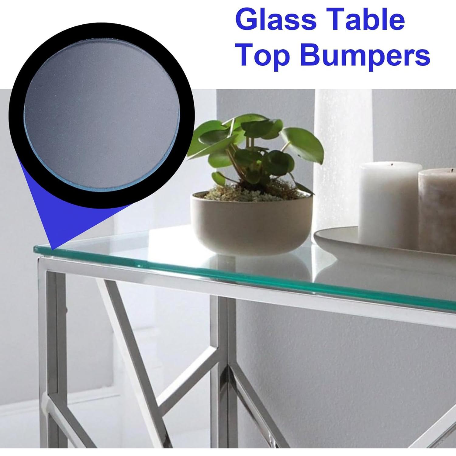 Topes de Vidrio Antideslizantes OIIKI 30 Pcs 20mm x 2mm