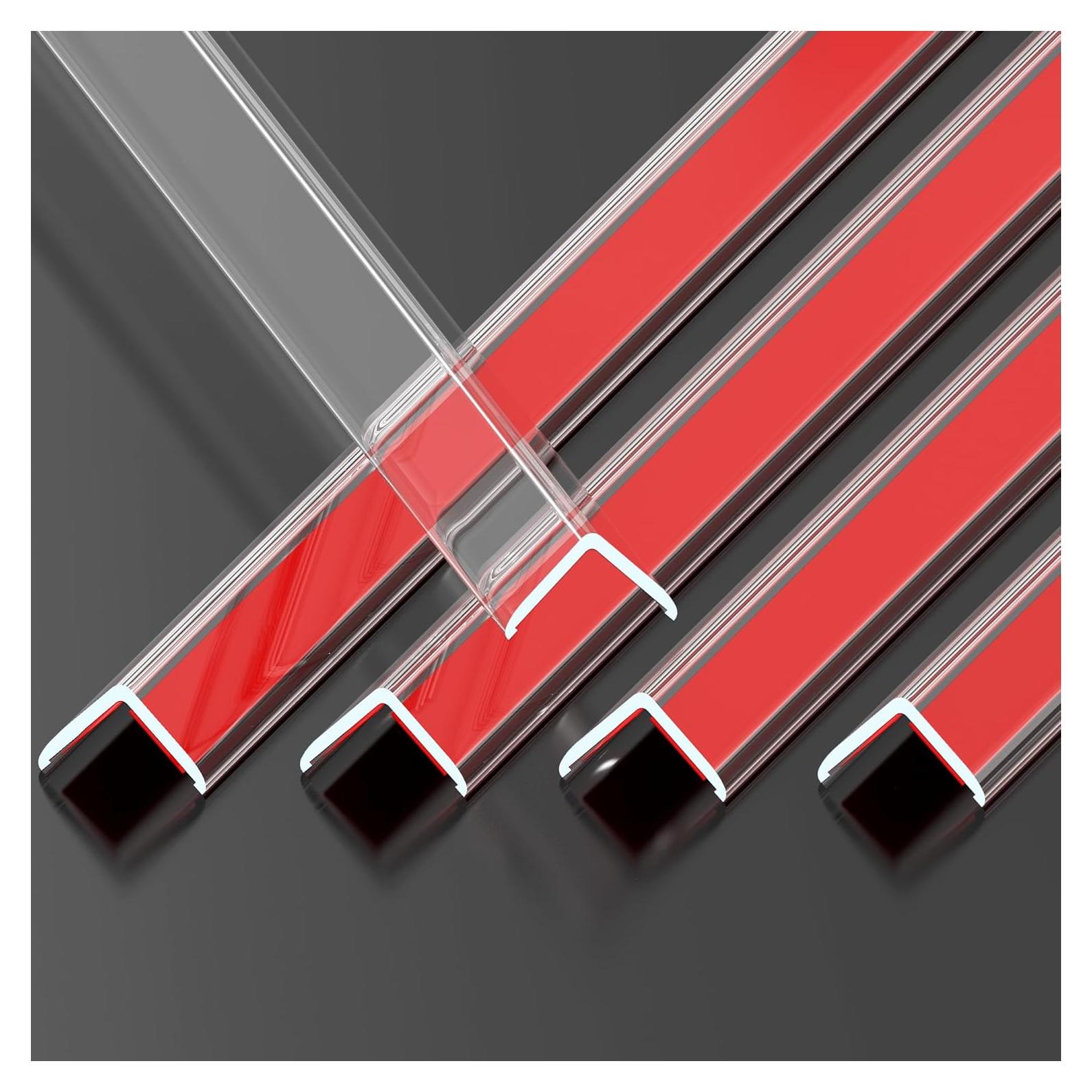 Protectores de Esquinas de Pared Monoid Transparentes - 5 Piezas