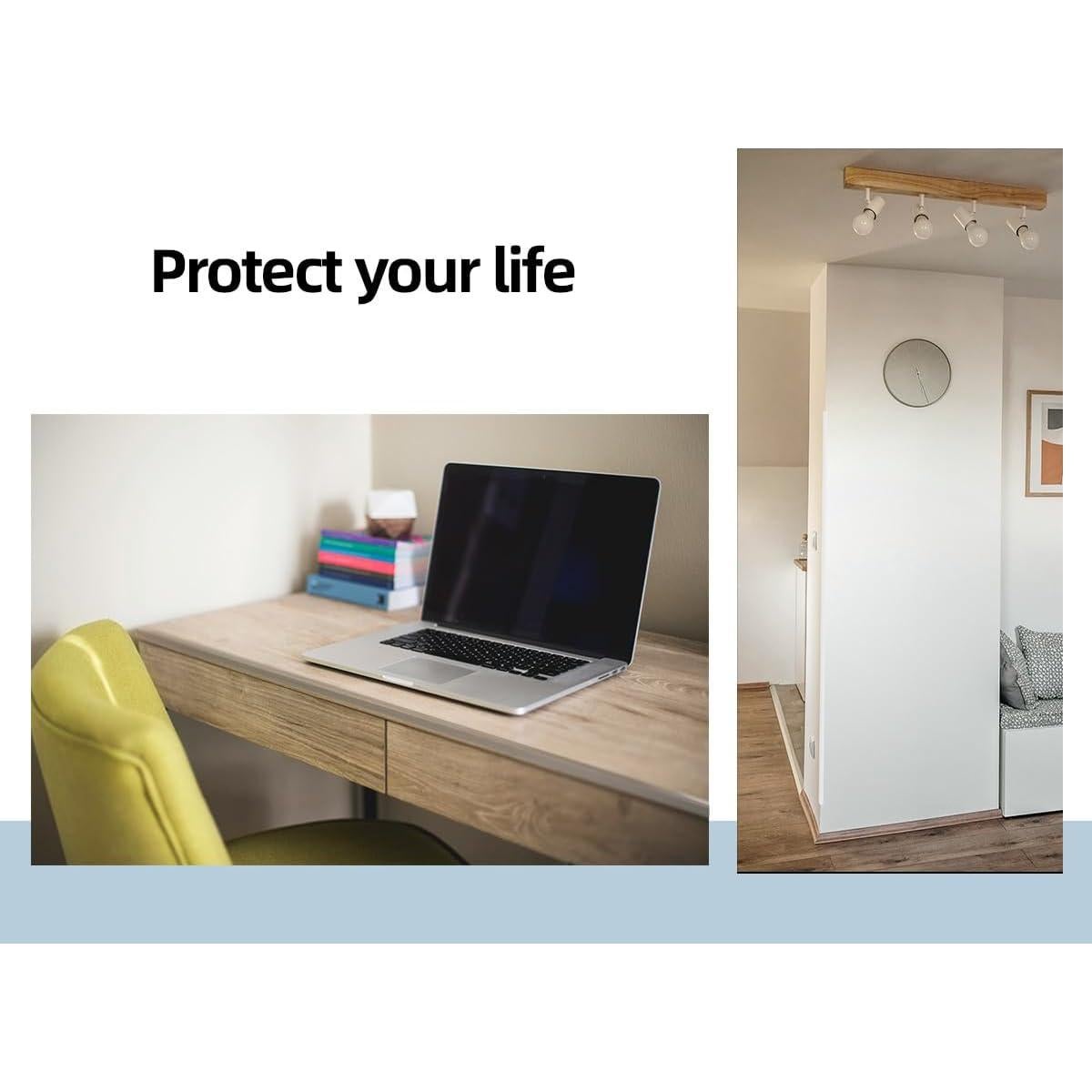 Protectores de Esquinas de Pared Monoid Transparentes - 5 Piezas