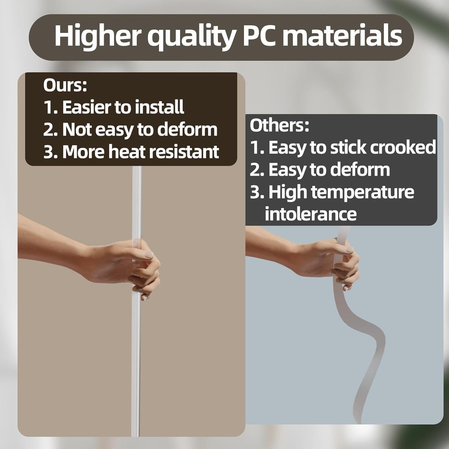 Protectores de Esquinas de Pared Monoid Transparentes - 5 Piezas