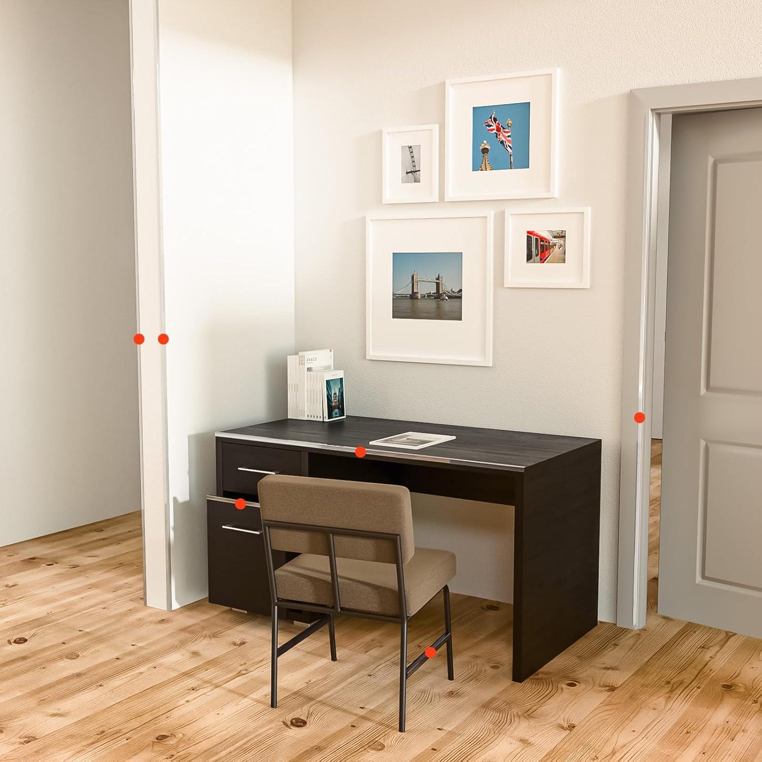 Protectores de Esquinas de Pared Monoid Transparentes - 5 Piezas