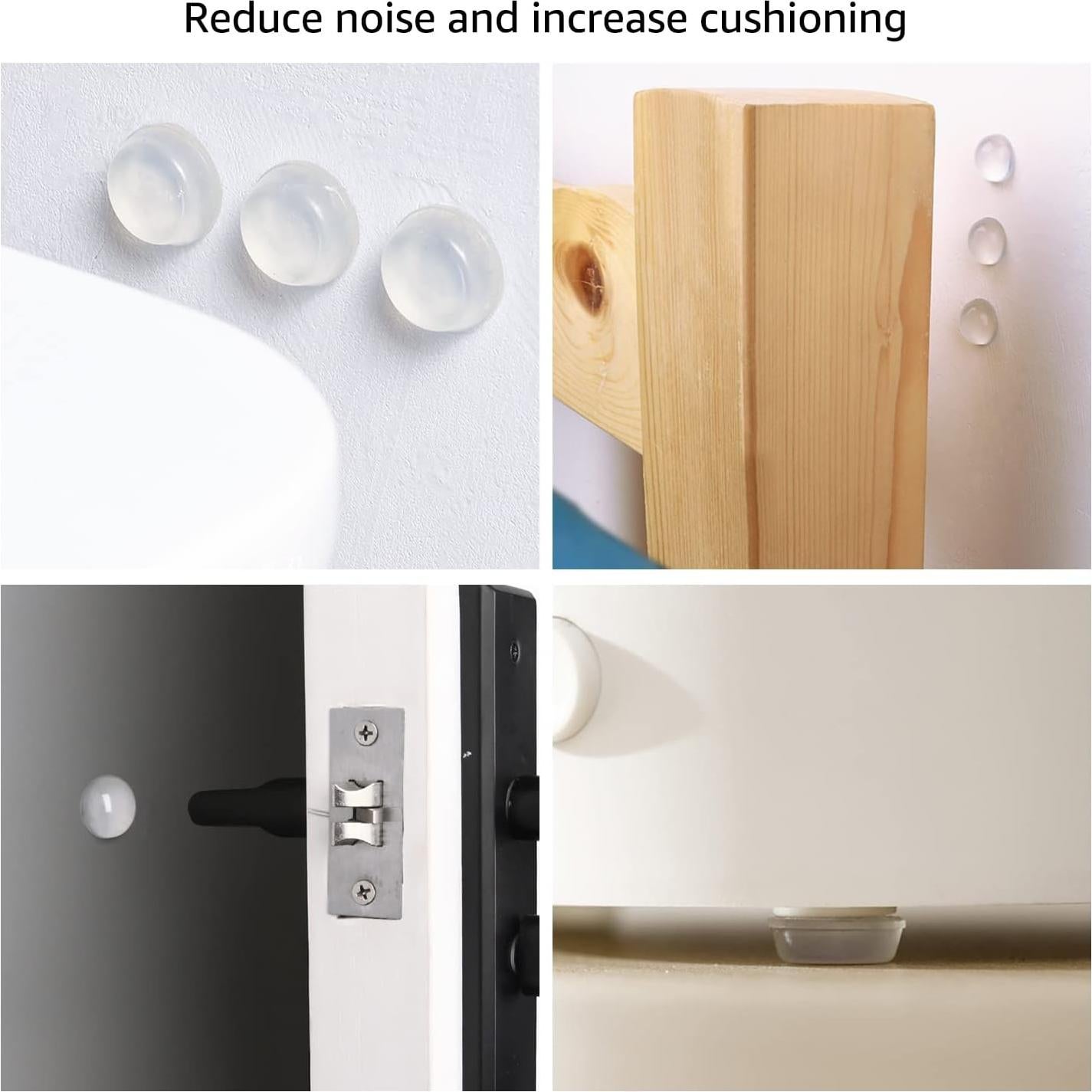 Bumpers Adhesivos Transparentes Amazon Basics - 300 Piezas