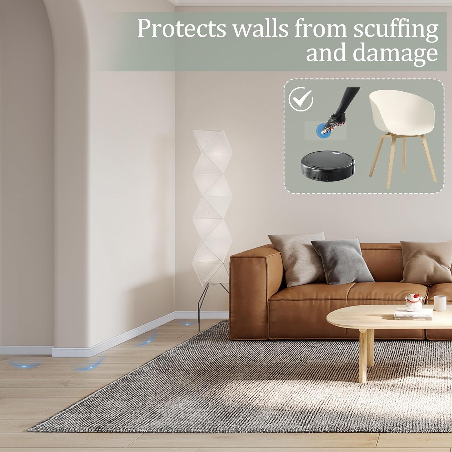 Moldura de Zócalo de Pared Sunnyglade 10 Piezas 113 x 8 cm