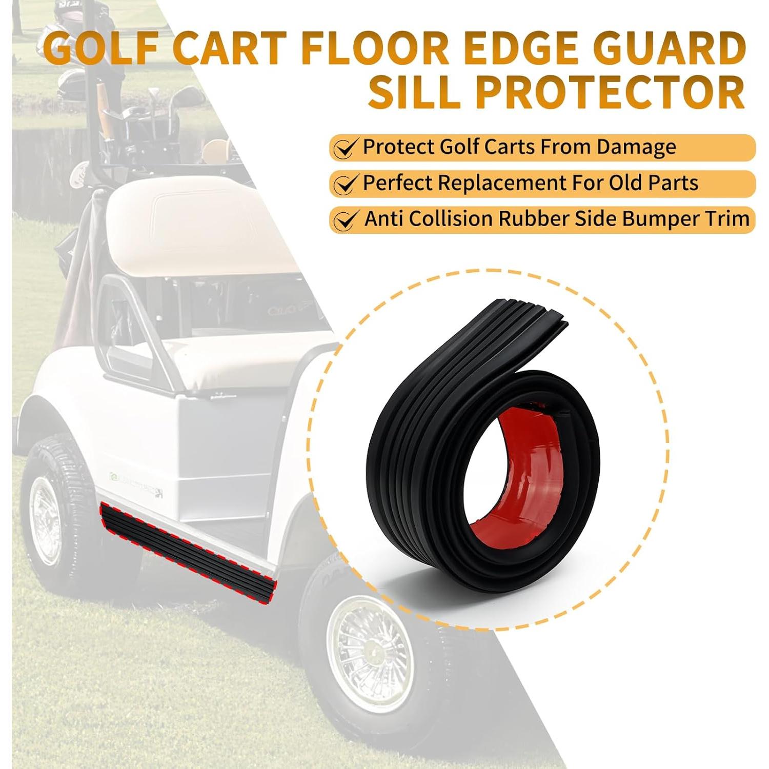 Protector de Bisel de Suelo Jerbor para Carro de Golf Club Car DS