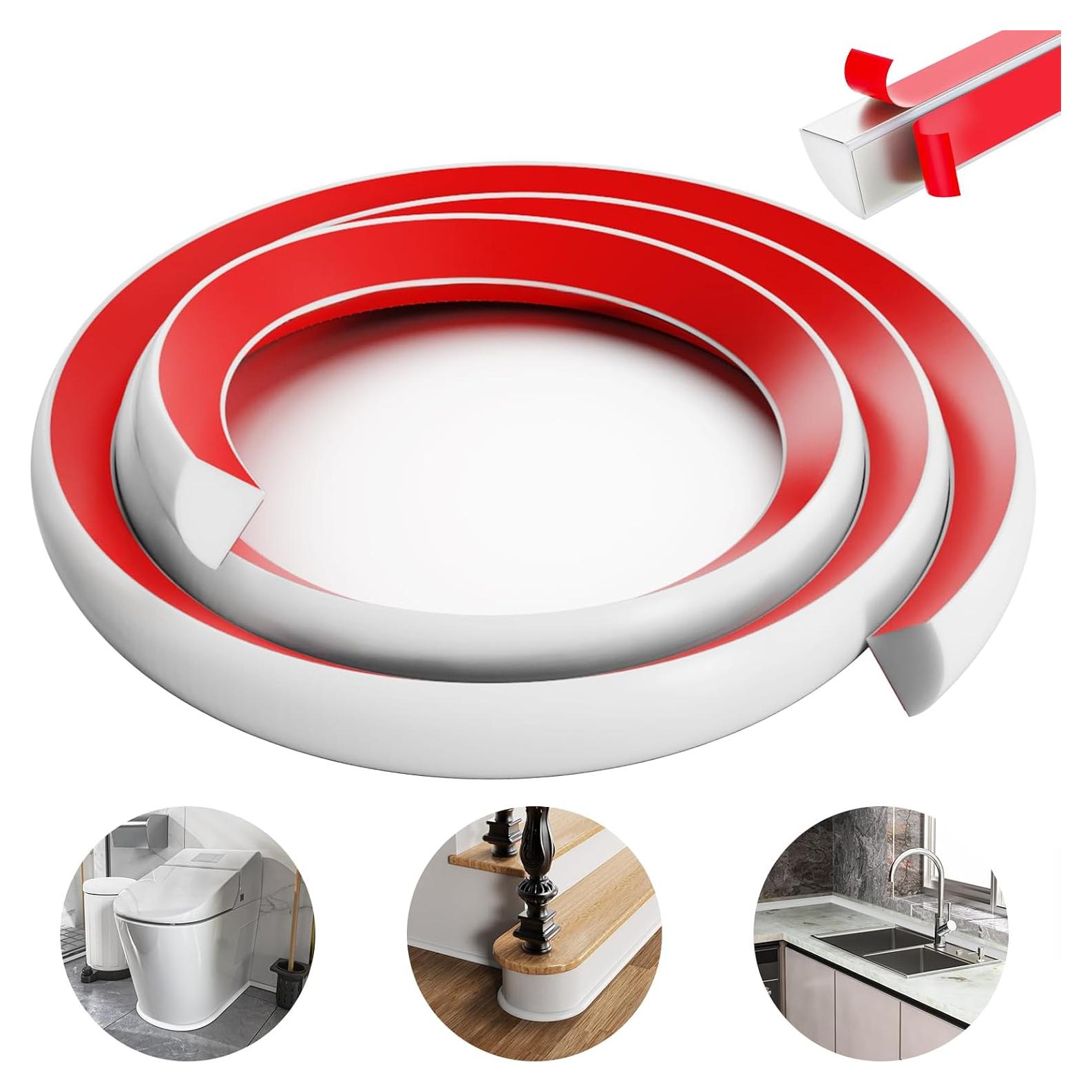 Moldura Flexible Cuarto Redondo HJMJY 99 cm Autoadhesiva