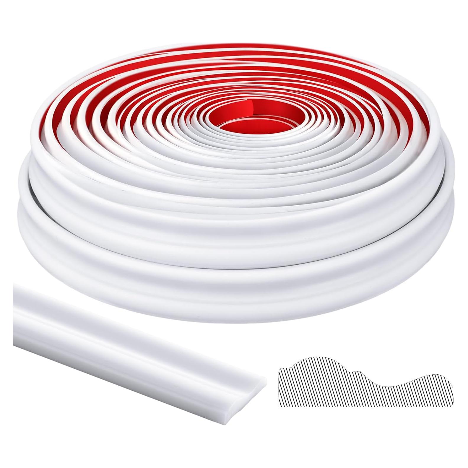 Moldura Autoadhesiva Flexible Innconee 10 m x 3.2 cm Blanca