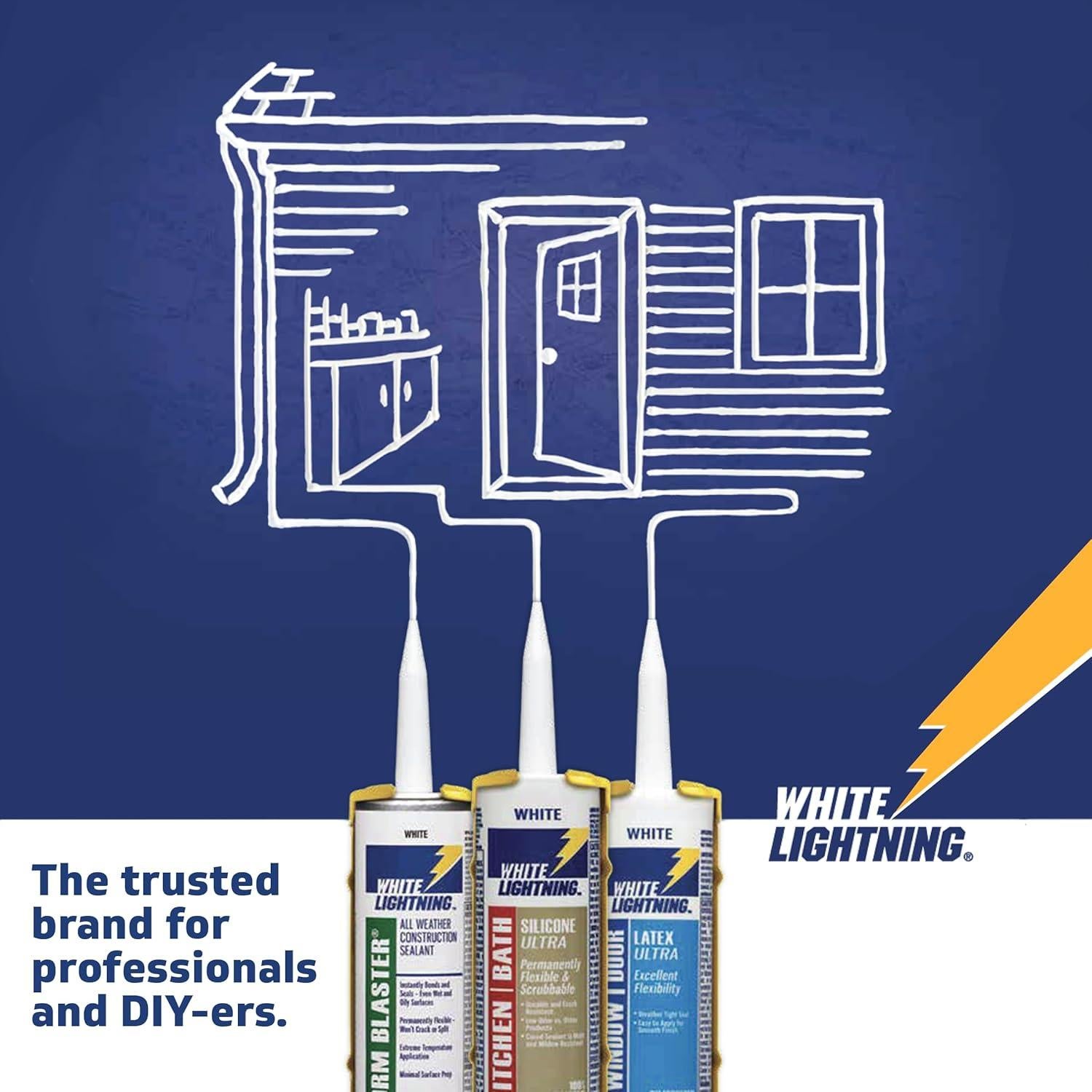 Sellador Adhesivo Blanco Rápido White Lightning 3006 283g