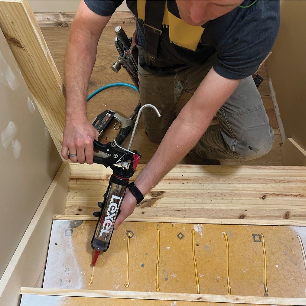 Sellador transparente Sashco Lexel 10.5 oz - Adhesivo caucho