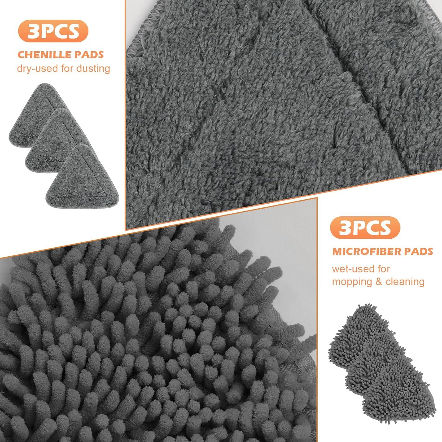 Mopa Triangular Limpiadora RONSUNG 208 cm con 6 Almohadillas