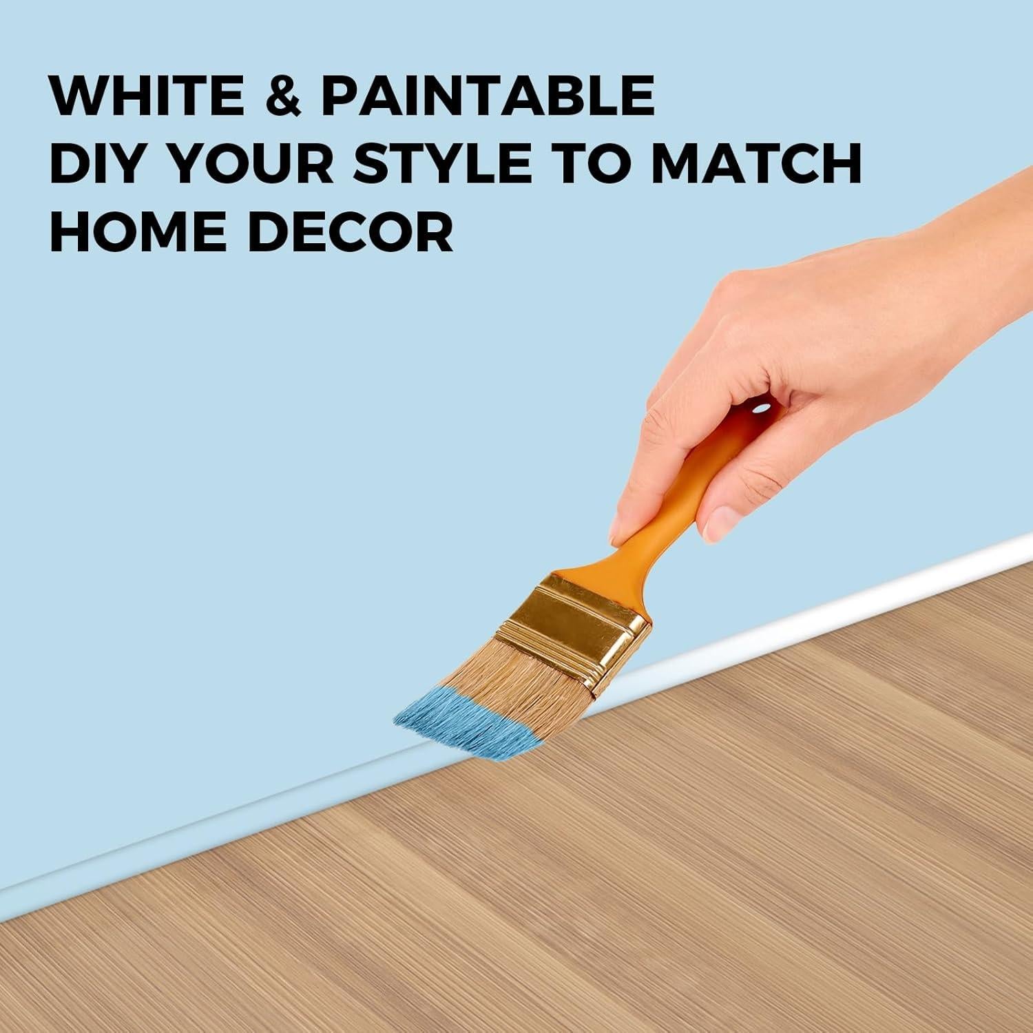 Moldura Flexible Autoadhesiva MEILANHUI 10m Blanca