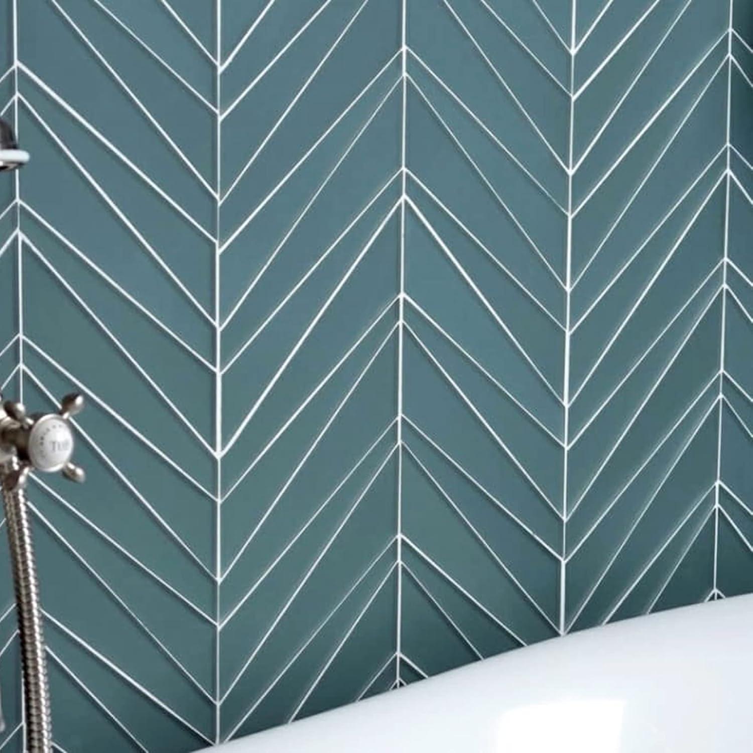 Moldura Autoadhesiva Trimold 10m x 8mm PVC Blanco Brillante