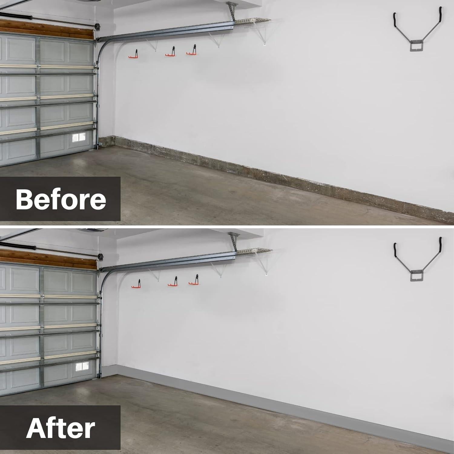 Moldura de Zócalo Flexible Autoadhesiva GAMZAU 4x6.1m Gris