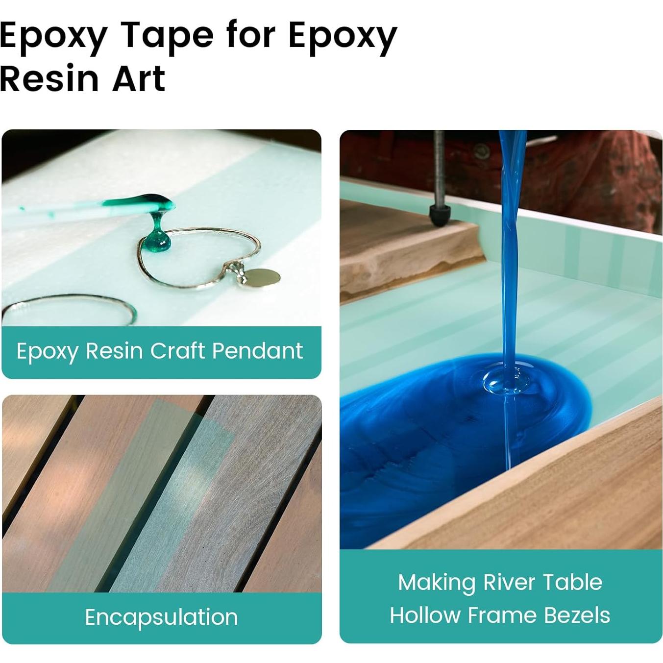 Marcadores Cromados Resiners 2-5mm + Cinta de Resina Epóxica