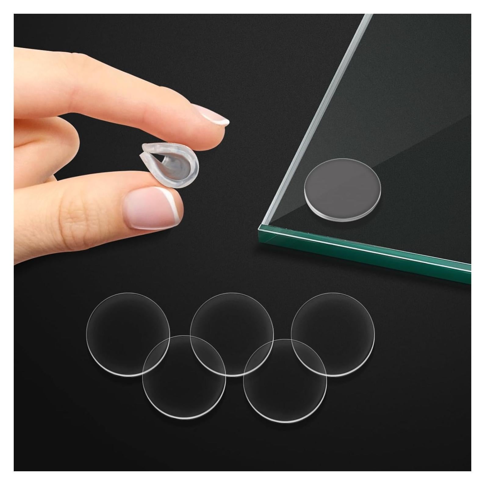 Almohadillas antideslizantes Xfenvs 24 PCS 20mm para mesa de vidrio