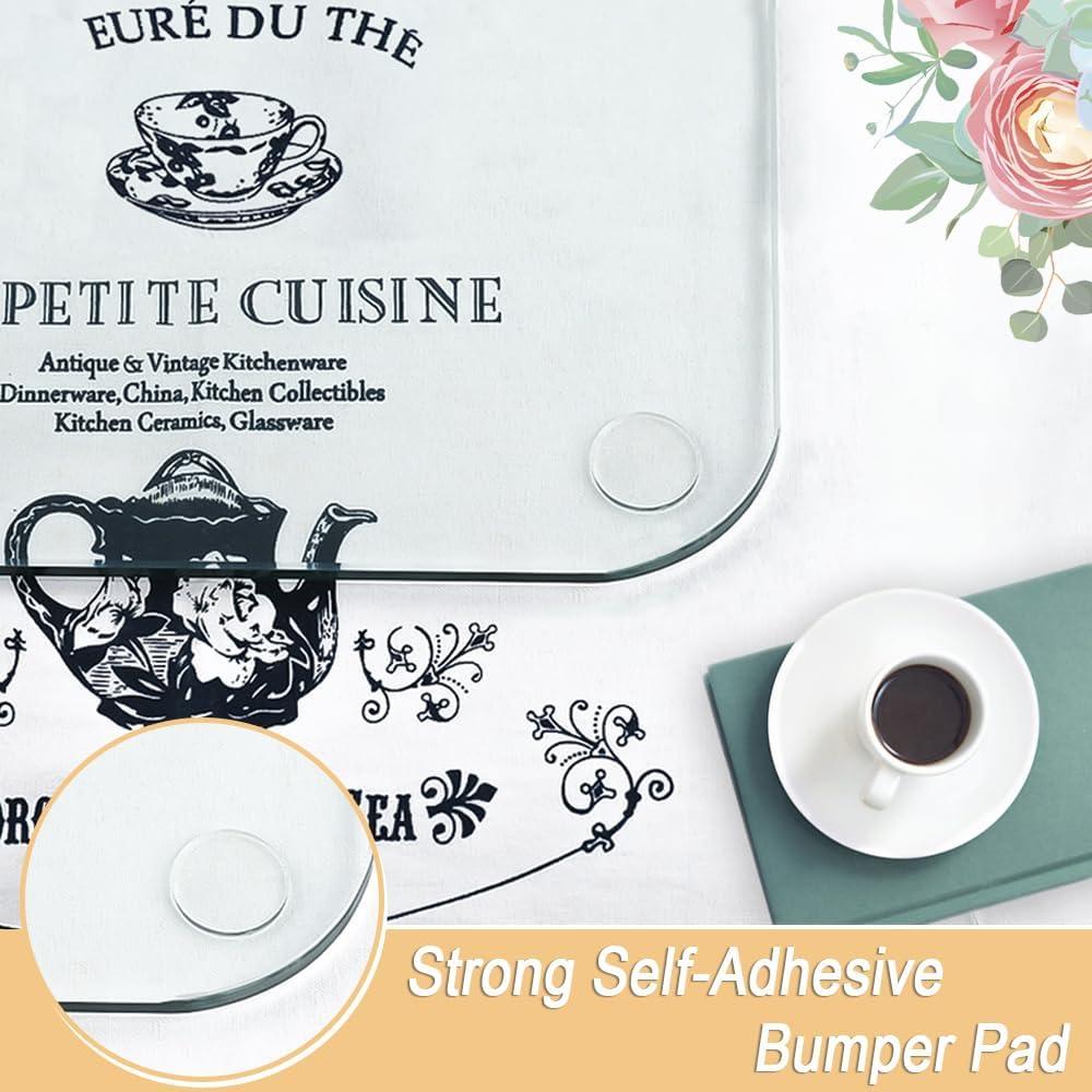 Almohadillas antideslizantes Xfenvs 24 PCS 20mm para mesa de vidrio