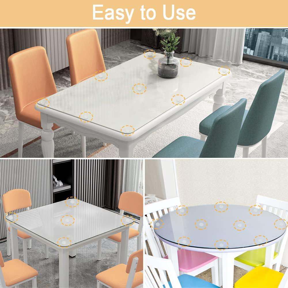 Almohadillas antideslizantes Xfenvs 24 PCS 20mm para mesa de vidrio
