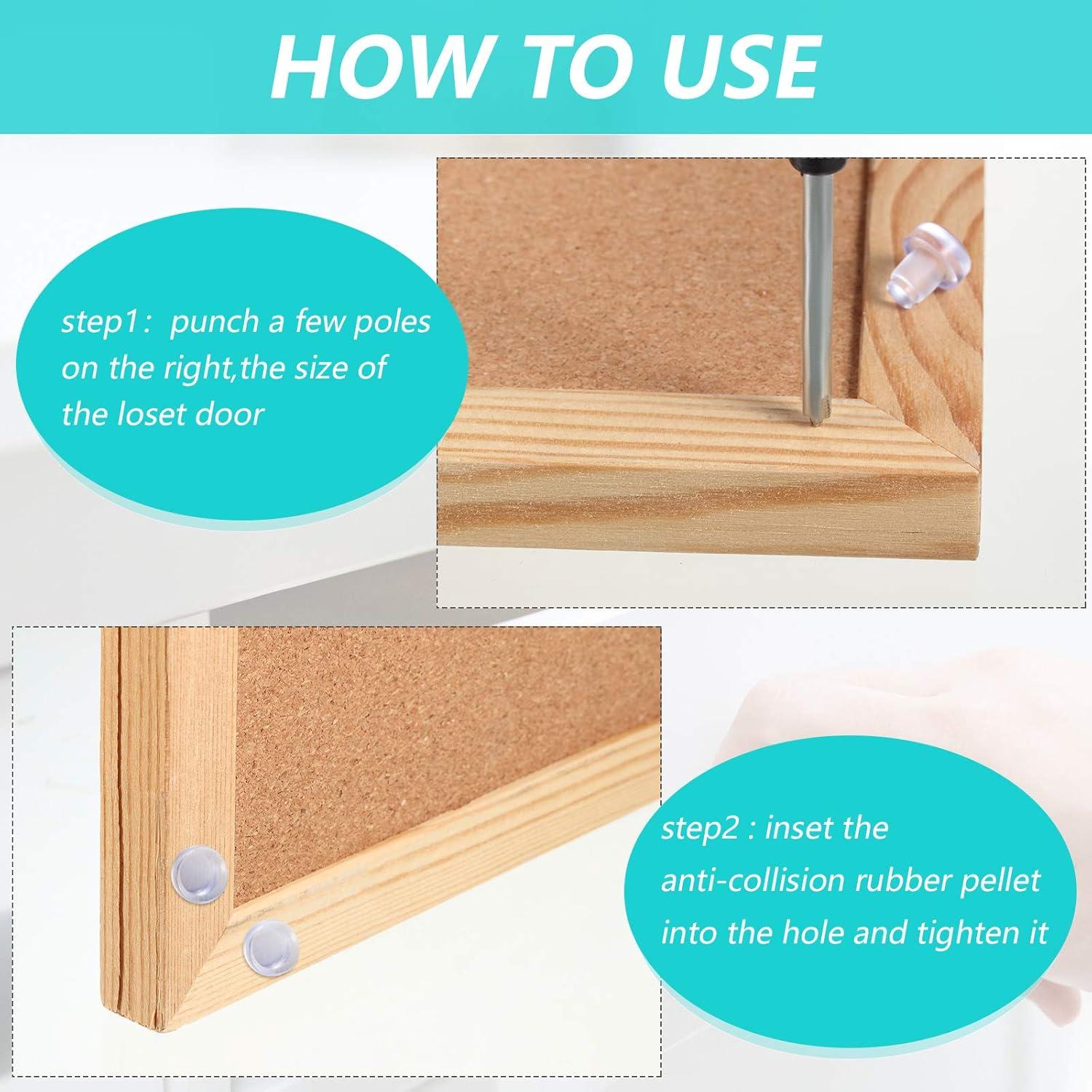 Topes de Vidrio para Mesa Jetec 50 Pcs Almohadillas Antideslizantes