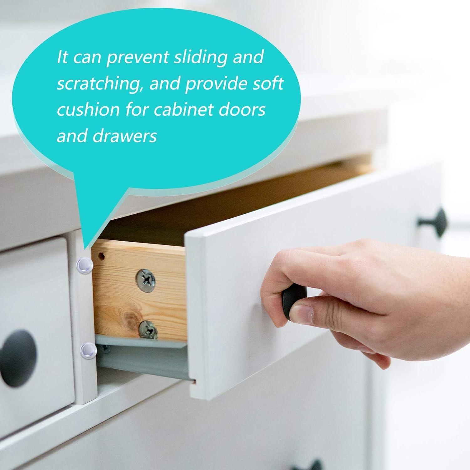 Topes de Vidrio para Mesa Jetec 50 Pcs Almohadillas Antideslizantes