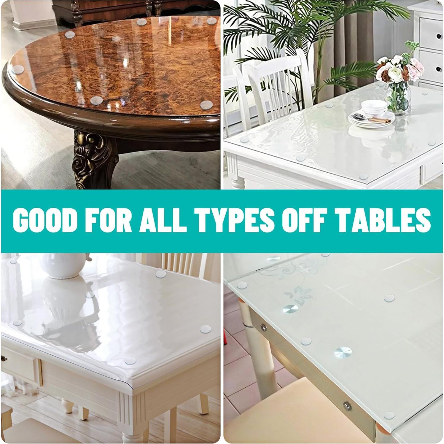 30 Almohadillas Antideslizantes Transparentes Abeillo 20mm