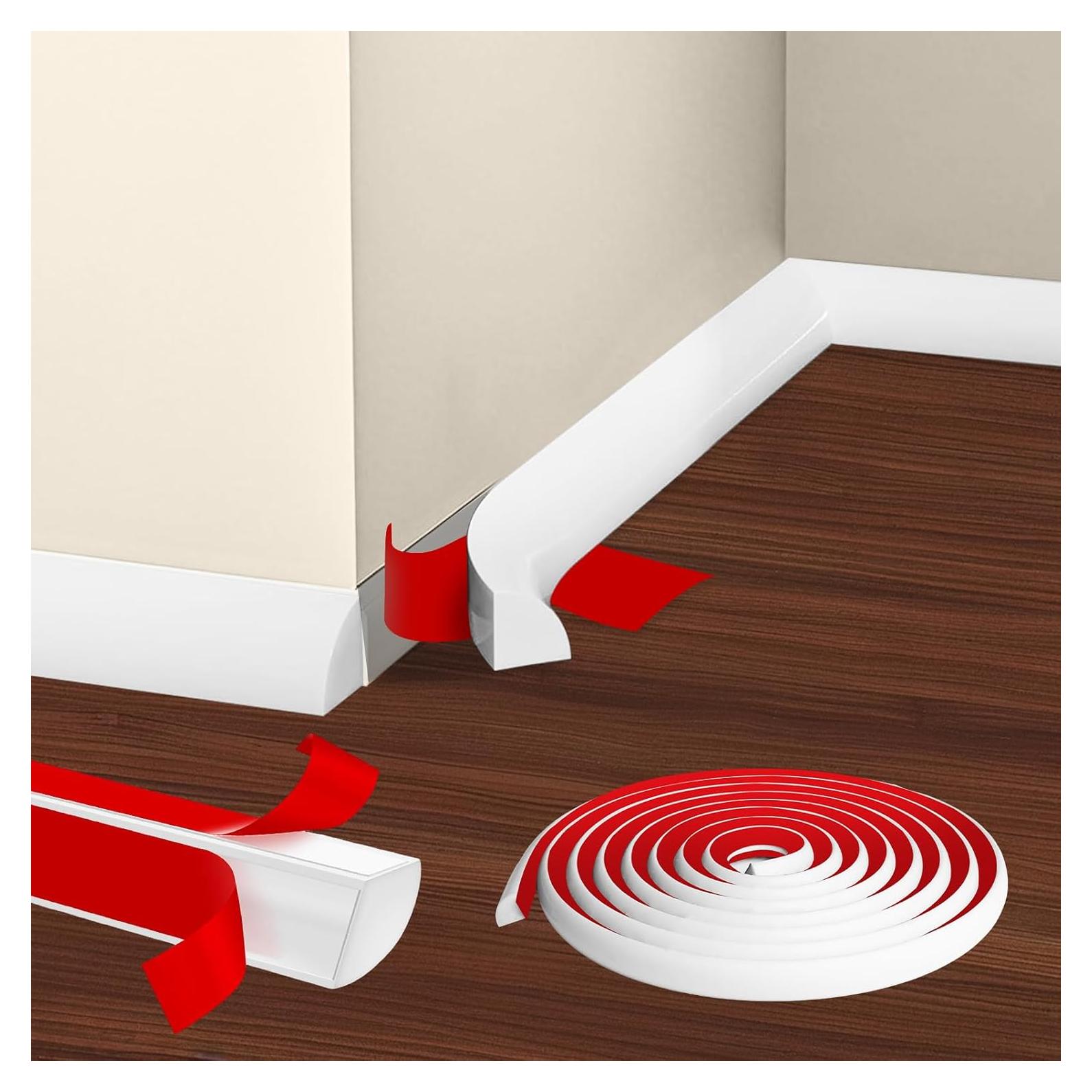 Moldura Flexible de Cuarto Redondo Storystore 1.27x350.52cm Caucho