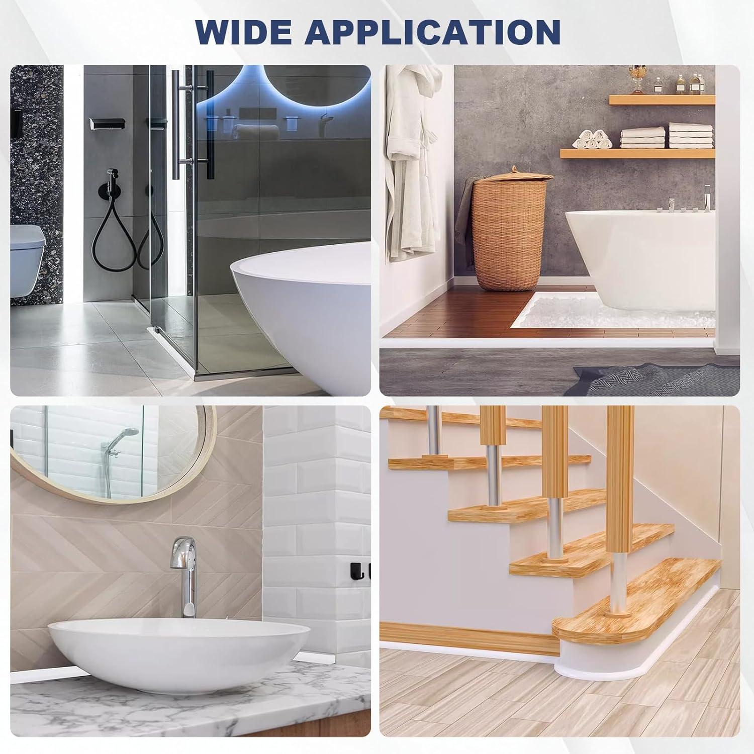 Moldura Flexible de Cuarto Redondo Storystore 1.27x350.52cm Caucho