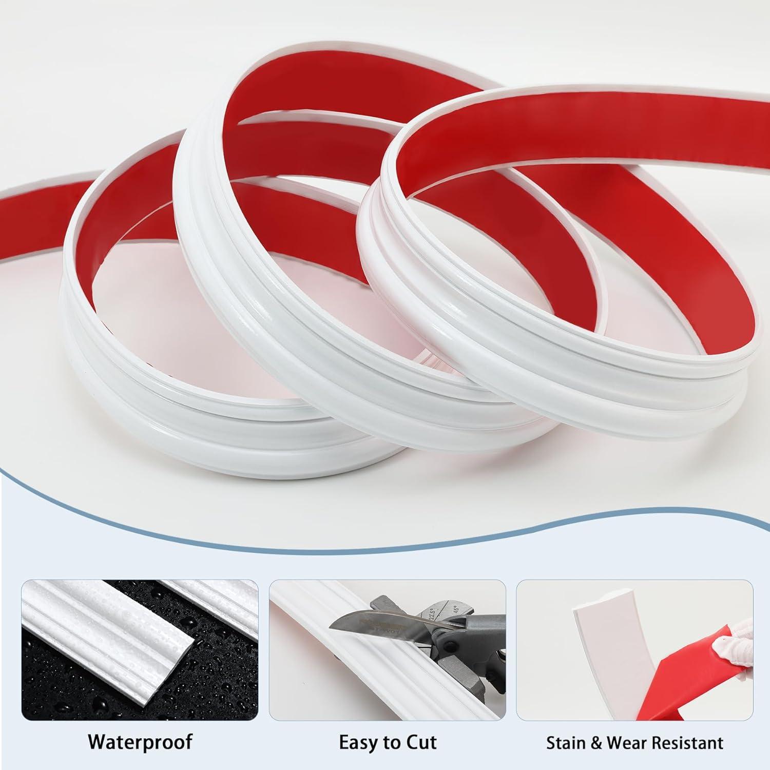 Moldura de Pared Autoadhesiva Taaizau 299.72 cm x 2.29 cm