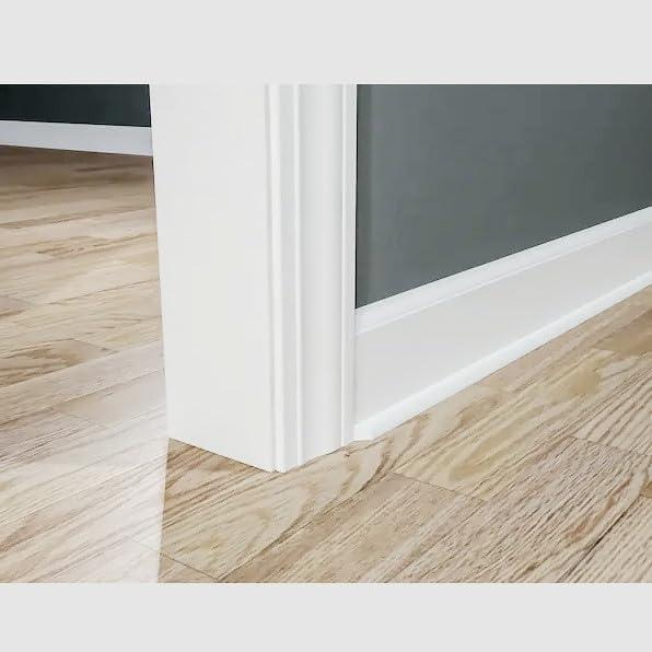 Moldura de Pared Flexible Autoadhesiva Pro Flex 4.88m Blanco