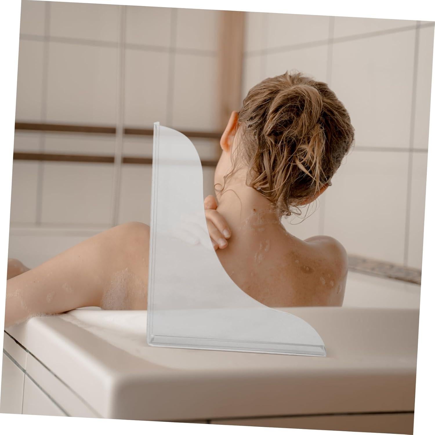 2 Protectores de Salpicaduras Acrílicos Transparentes para Baño