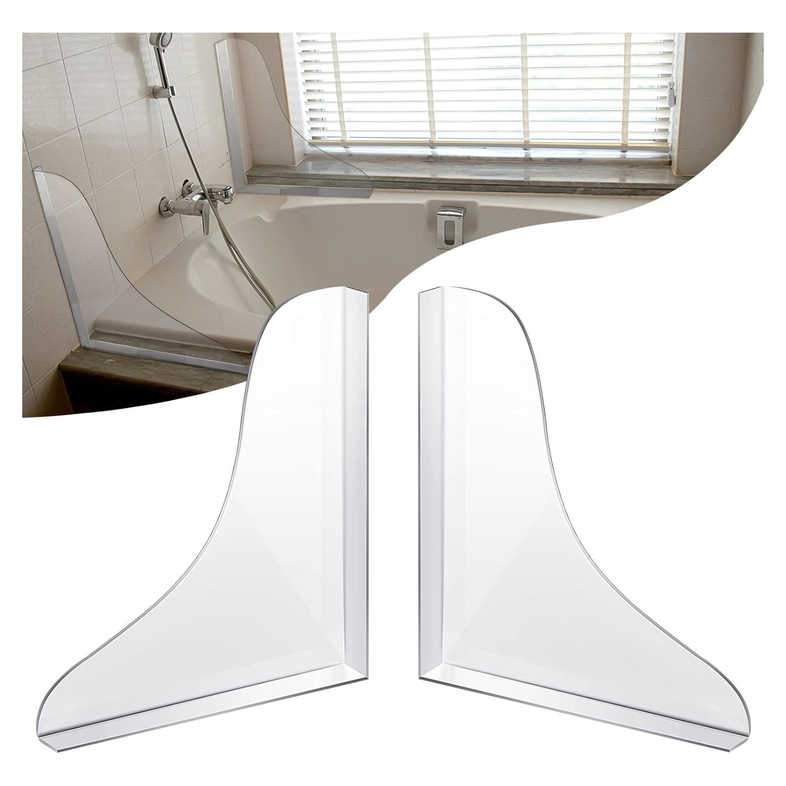 Protector de Salpicaduras para Bañera Blulu 18.8x21.8cm Acrílico