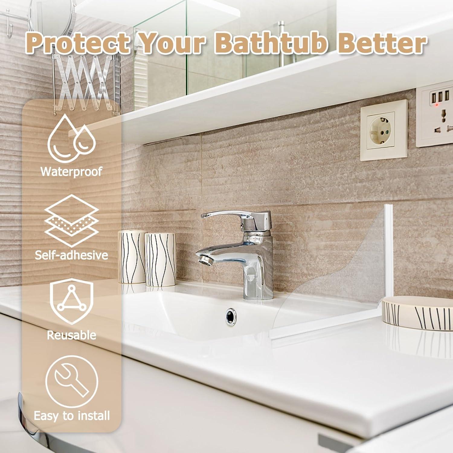 Protector de Salpicaduras de Ducha Honitra 24.9x24.9 cm Acrílico