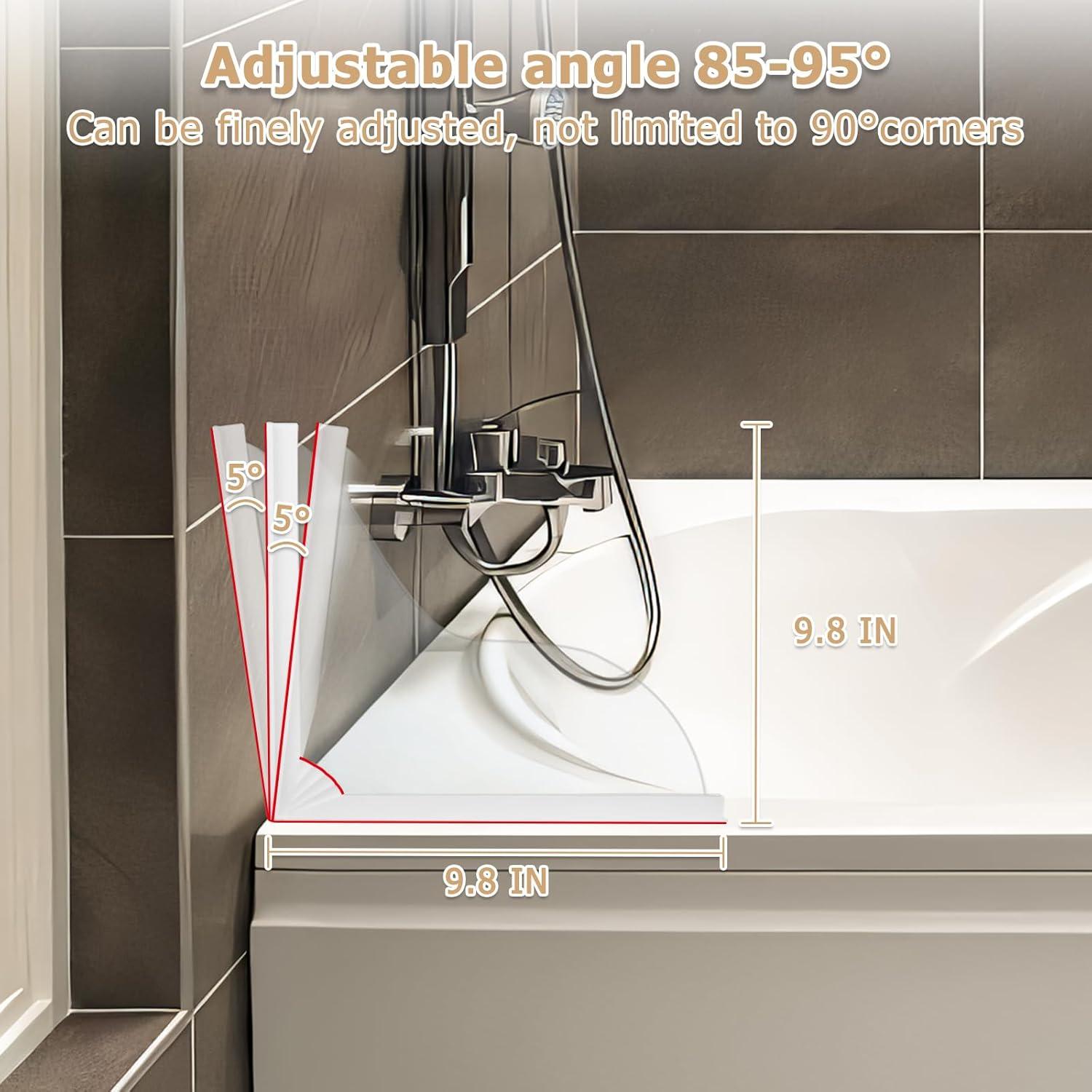 Protector de Salpicaduras de Ducha Honitra 24.9x24.9 cm Acrílico