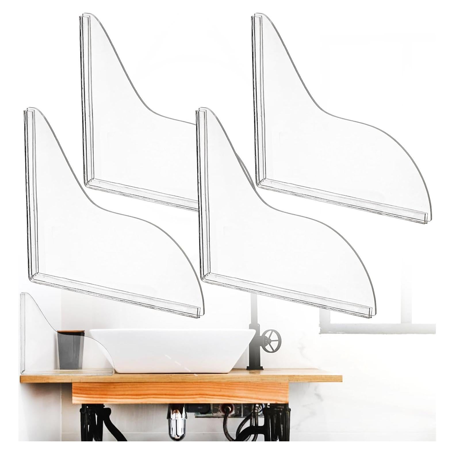 Paquete de 4 Protectores de Salpicaduras Eorbow para Bañera