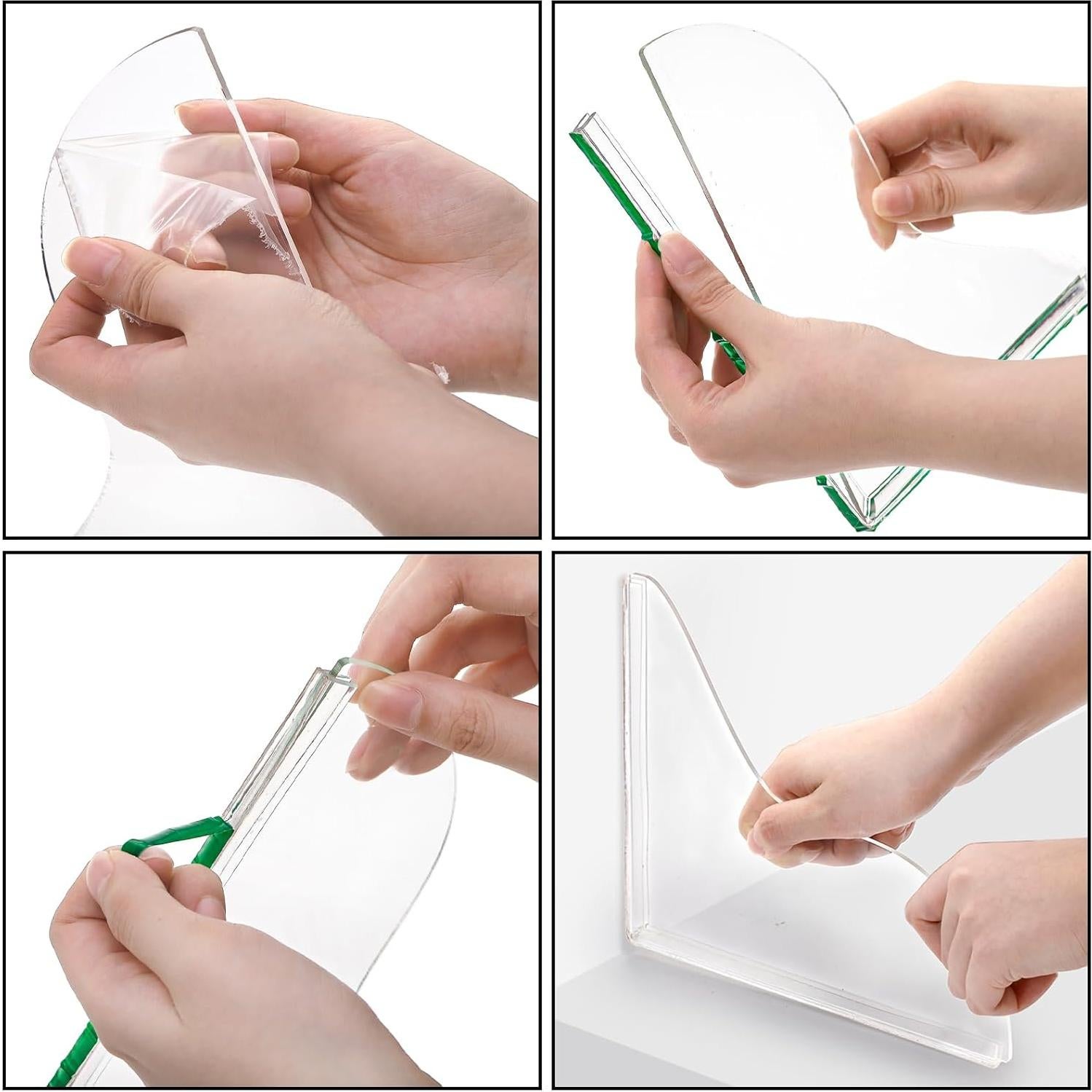 Paquete de 4 Protectores de Salpicaduras Eorbow para Bañera