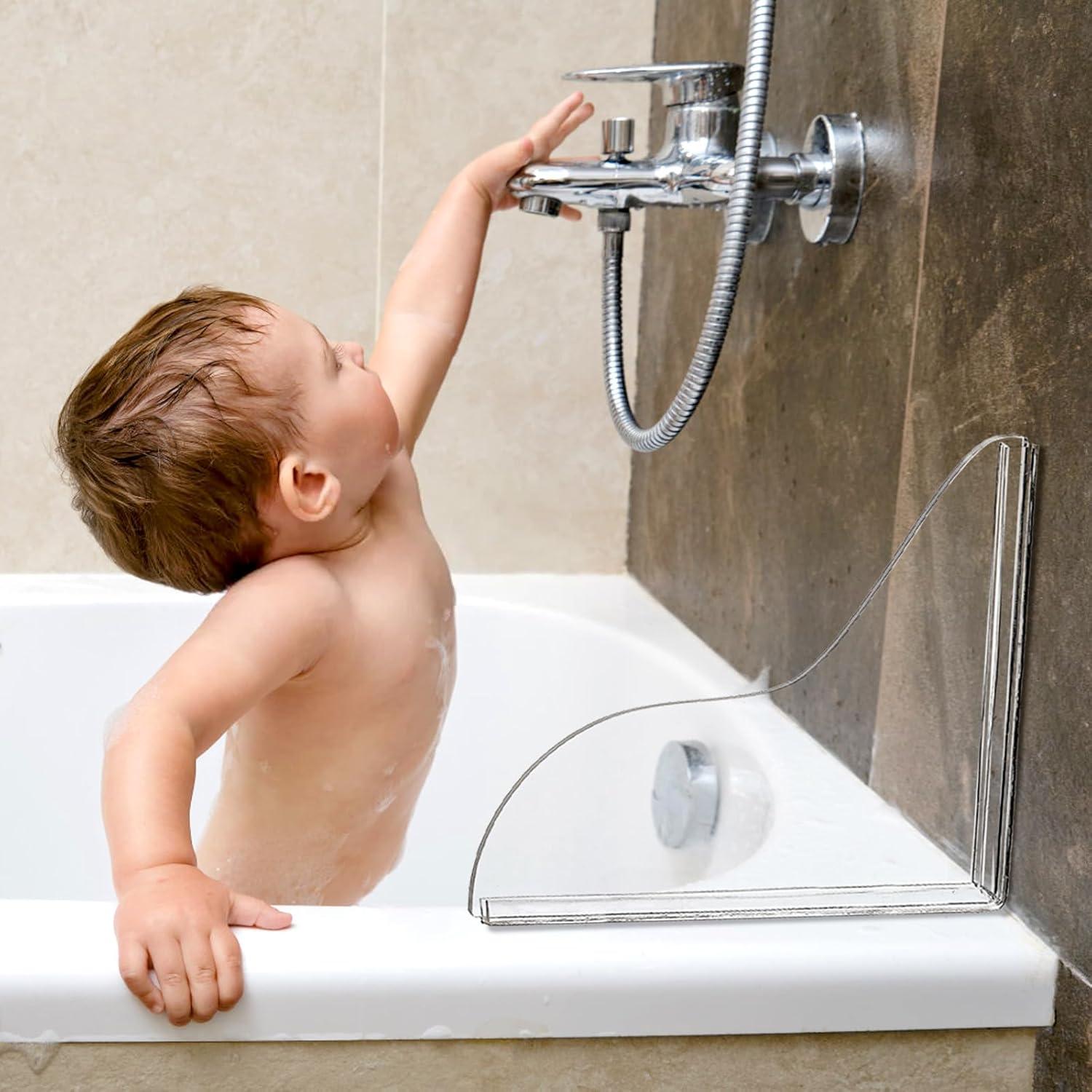 Paquete de 4 Protectores de Salpicaduras Eorbow para Bañera