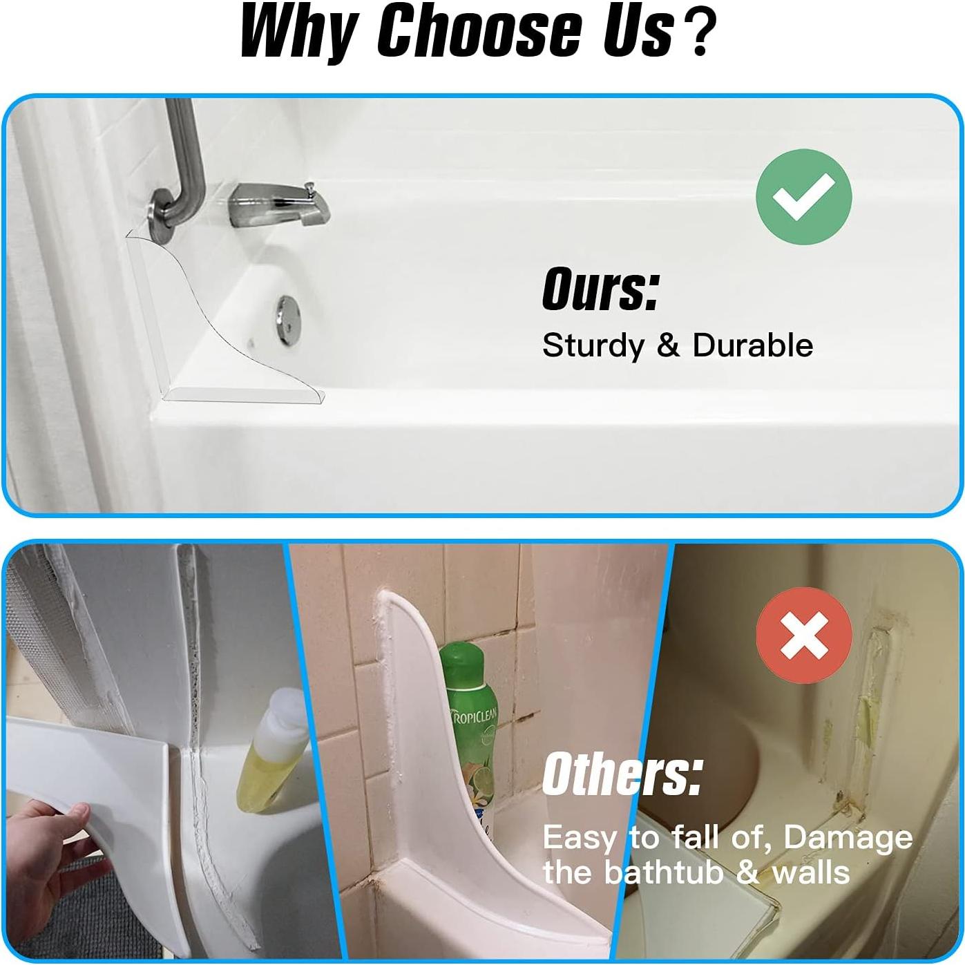 Protector de Salpicaduras de Ducha Tiga 2 Piezas 3M