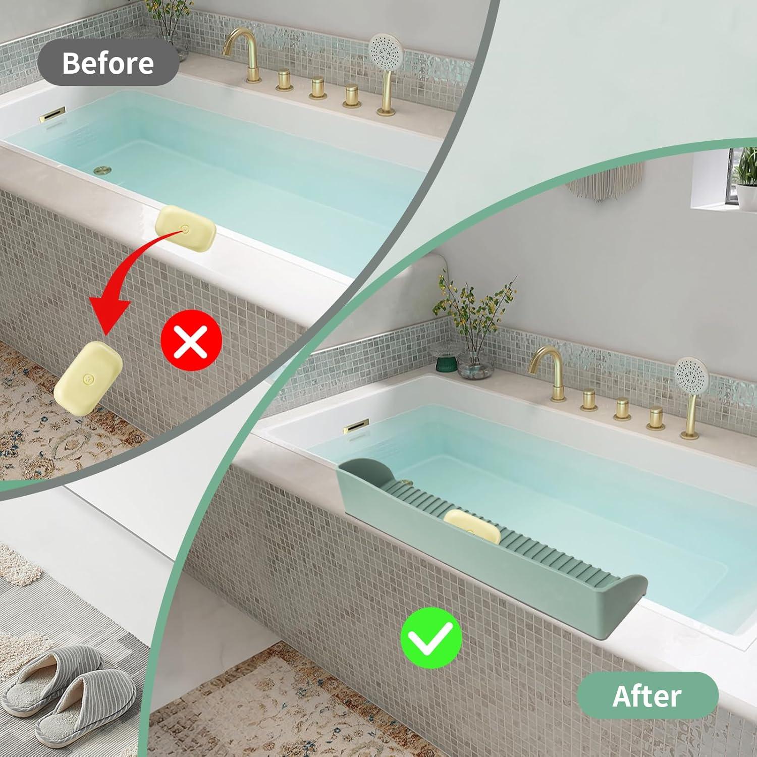 Protector de Salpicaduras de Silicona para Bañera BUQ Aqua