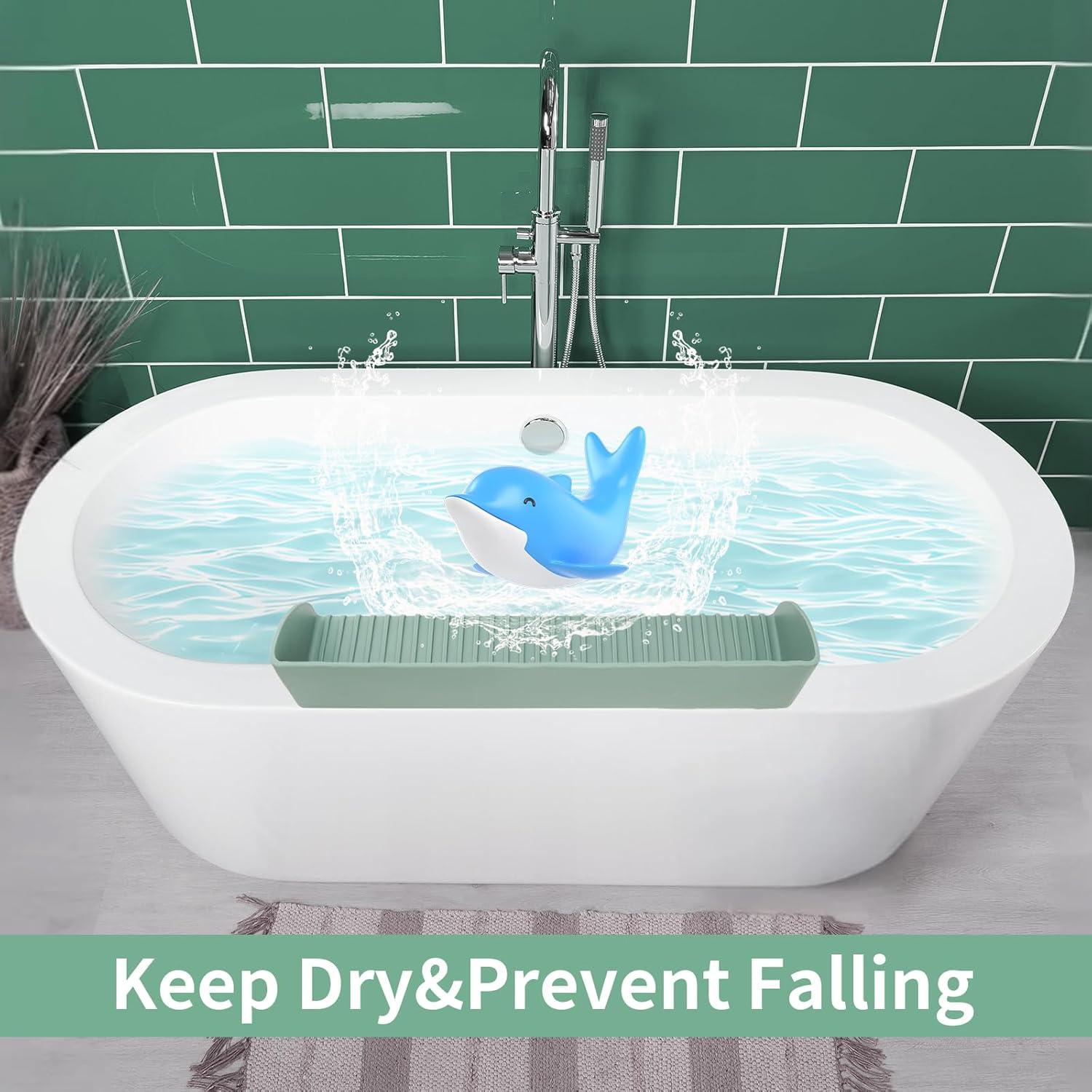 Protector de Salpicaduras de Silicona para Bañera BUQ Aqua