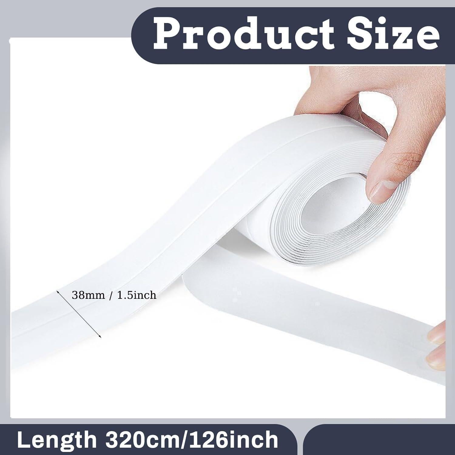 Cinta de Sellado Autoadhesiva PVC Sehfupoye 3 Rollos 38mm x 3.2m