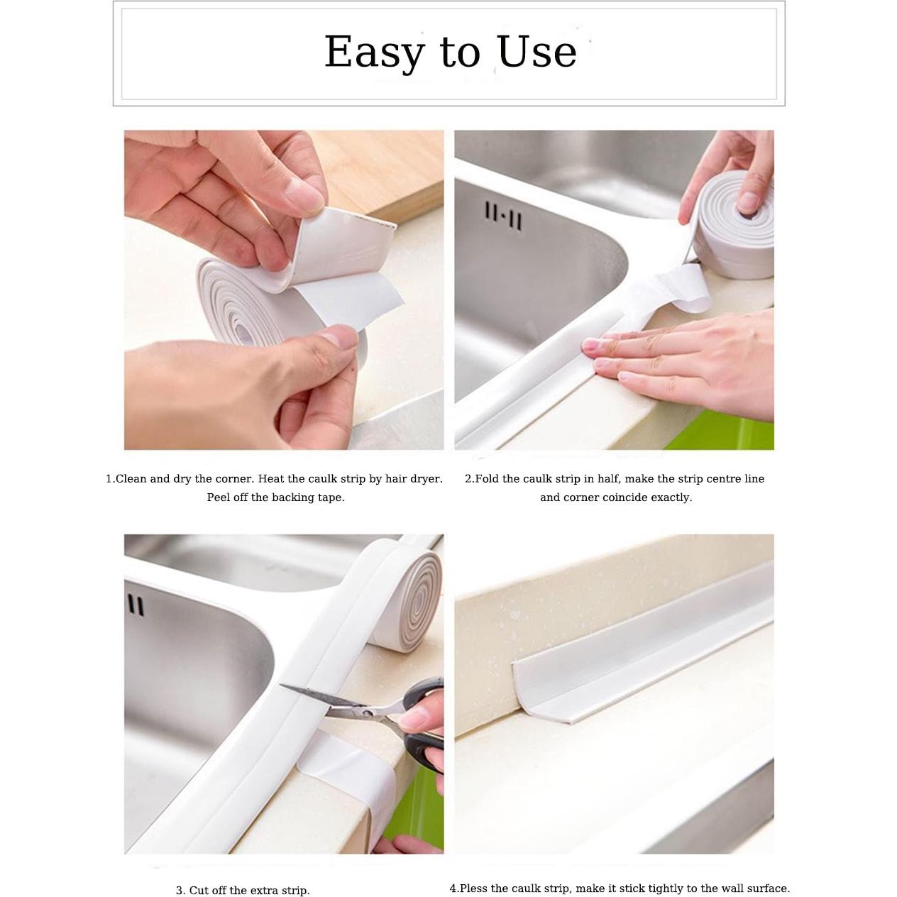 Cinta de Sellado Autoadhesiva PVC Sehfupoye 3 Rollos 38mm x 3.2m